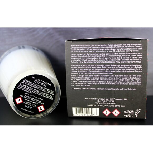 Nest NY Scented Candle, Sicilian Tangerine - 8.1 oz - Up to 60-Hour Burn Time - Picture 5 of 6